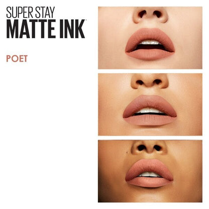 Maybelline New York SuperStay Matte Ink 60 Poet Lipstick (5 ml) - van Maybelline New York - Nu verkrijgbaar bij Mijn Voordeelshop!