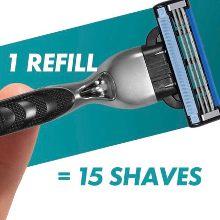 Gillette Mach3 Scheermesjes (25 Stuks) - van Gillette - Nu verkrijgbaar bij Mijn Voordeelshop!