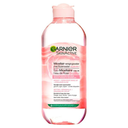 Garnier SkinActive Micellair Reinigingswater met Rozenwater (400 ml) - van Garnier - Nu verkrijgbaar bij Mijn Voordeelshop!