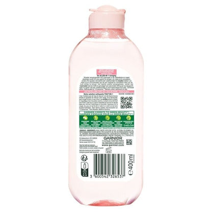 Garnier SkinActive Micellair Reinigingswater met Rozenwater (400 ml) - van Garnier - Nu verkrijgbaar bij Mijn Voordeelshop!