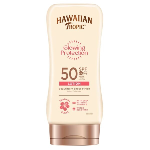 Hawaiian Tropic Glowing Protection SPF50 Lotion (180 ml) - van Hawaiian Tropic - Nu verkrijgbaar bij Mijn Voordeelshop!