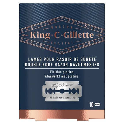 King C. Gillette Double Edge Razor Scheermesjes (10 Stuks)