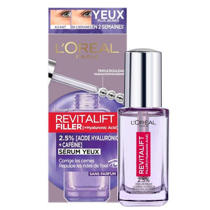 L'Oréal Paris Revitalift Filler Oogserum (20 ml) - van L'Oréal Paris - Nu verkrijgbaar bij Mijn Voordeelshop!