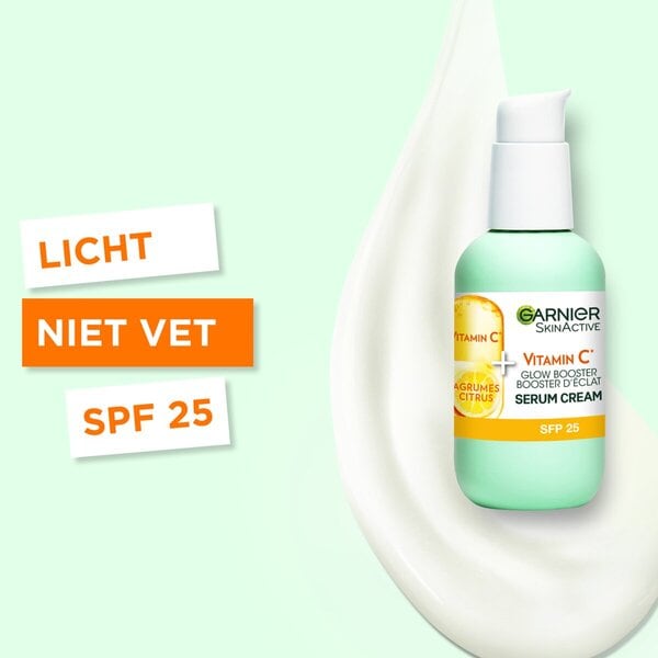 Garnier SkinActive Vitamine C Glow Booster Serum Cream (50 ml) - van Garnier - Nu verkrijgbaar bij Mijn Voordeelshop!