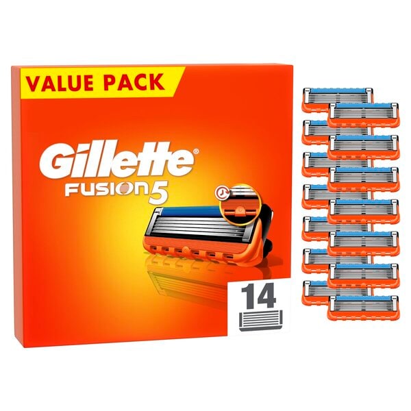 Gillette Fusion5 Scheermesjes (14 Stuks) - van Gillette - Nu verkrijgbaar bij Mijn Voordeelshop!