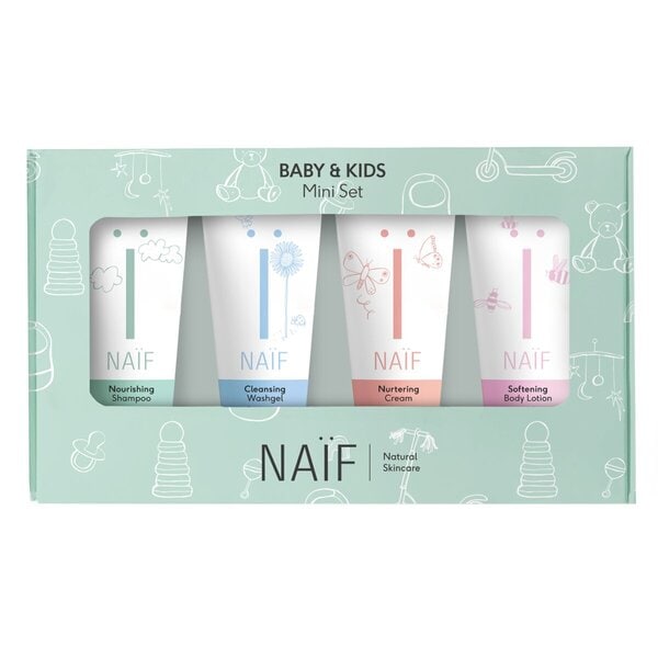 Naïf Baby & Kids Mini Set (4 x 15 ml) - van Naif - Nu verkrijgbaar bij Mijn Voordeelshop!