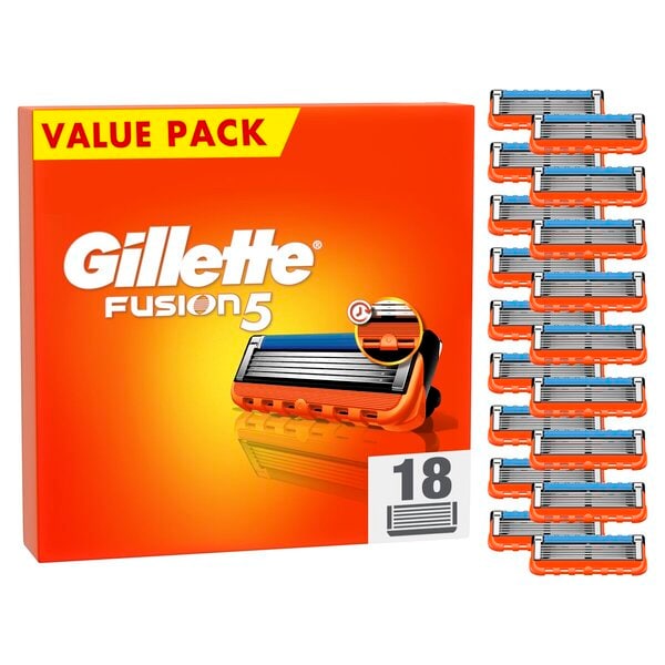 Gillette Fusion5 Scheermesjes (18 Stuks) - van Gillette - Nu verkrijgbaar bij Mijn Voordeelshop!