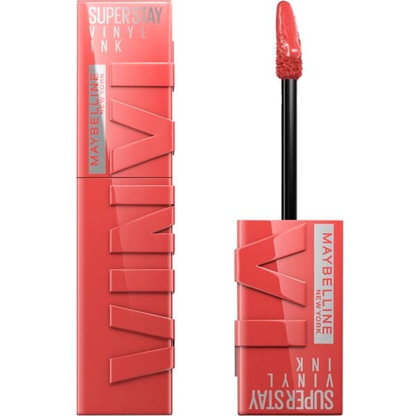Maybelline New York SuperStay Vinyl Ink 15 Peachy Lipstick (4,2 ml) - van Maybelline New York - Nu verkrijgbaar bij Mijn Voordeelshop!