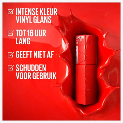 Maybelline New York Superstay Vinyl Ink 125 Keen Lipstick (4,2 ml) - van Maybelline New York - Nu verkrijgbaar bij Mijn Voordeelshop!