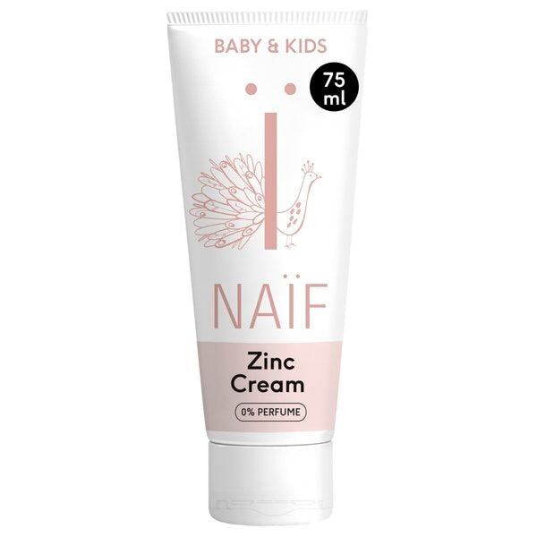 Naïf Baby & Kids Parfumvrije Zinkcrème (75 ml) - van Naif - Nu verkrijgbaar bij Mijn Voordeelshop!