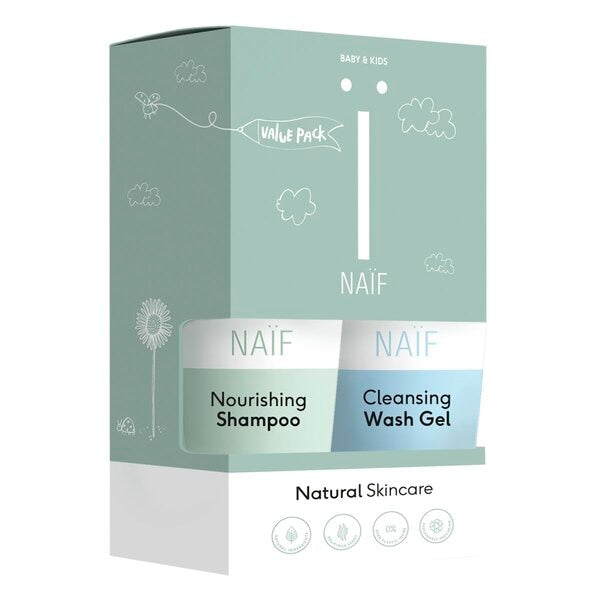 Naïf Shampoo en Wasgel (2 x 100ml) - van Naif - Nu verkrijgbaar bij Mijn Voordeelshop!