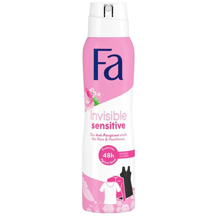 Fa Invisible Sensitive Antitranspirant Spray (150 ml) - van Fa - Nu verkrijgbaar bij Mijn Voordeelshop!
