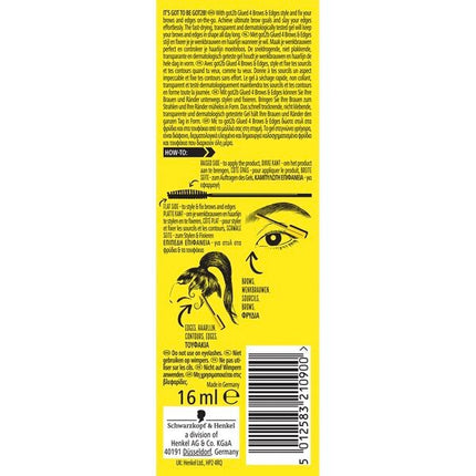 Got2B Glued 4 Brows & Edges 2-in-1 Gel (15 ml)
