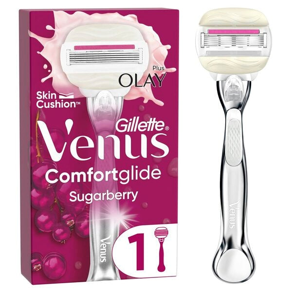 Gillette Venus Pro ComfortGlide Scheersmes Met Sugarberry geur Voor Vrouwen - van Gillette - Nu verkrijgbaar bij Mijn Voordeelshop!