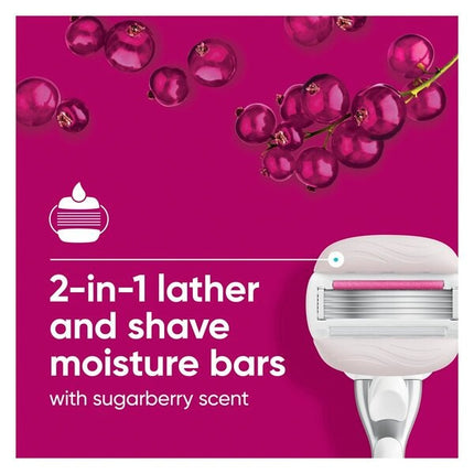 Gillette Venus Pro ComfortGlide Scheersmes Met Sugarberry geur Voor Vrouwen - van Gillette - Nu verkrijgbaar bij Mijn Voordeelshop!