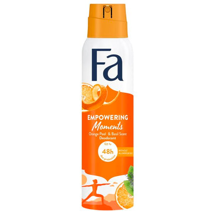 Fa Empowering Moments Orange Peel & Basil Deodorant (150 ml) - van Fa - Nu verkrijgbaar bij Mijn Voordeelshop!