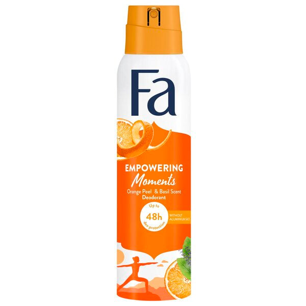 Fa Empowering Moments Orange Peel & Basil Deodorant (150 ml) - van Fa - Nu verkrijgbaar bij Mijn Voordeelshop!