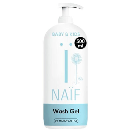 Naïf Baby & Kids Wash Gel (500 ml) - van Naif - Nu verkrijgbaar bij Mijn Voordeelshop!