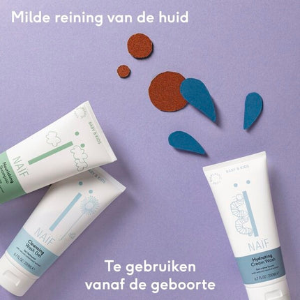 Naïf Baby & Kids Wash Gel (500 ml) - van Naif - Nu verkrijgbaar bij Mijn Voordeelshop!