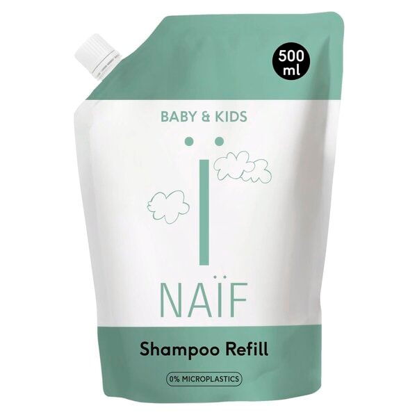 Naïf Baby & Kids Nourishing Shampoo Navulling (500 ml) - van Naif - Nu verkrijgbaar bij Mijn Voordeelshop!