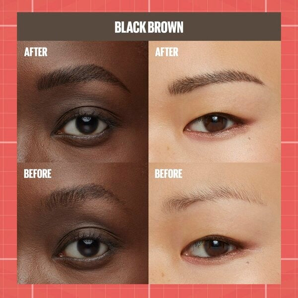 Maybelline New York Build-A-Brow 262 Black Brown Wenkbrauwpotlood en -Gel (1 st.) - van Maybelline New York - Nu verkrijgbaar bij Mijn Voordeelshop!