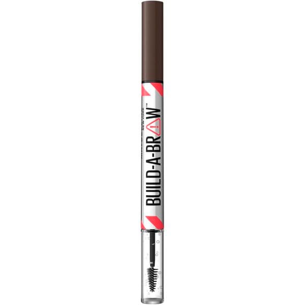 Maybelline New York Build-A-Brow 260 Deep Brown Wenkbrauwpotlood en -Gel (1 st.) - van Maybelline New York - Nu verkrijgbaar bij Mijn Voordeelshop!