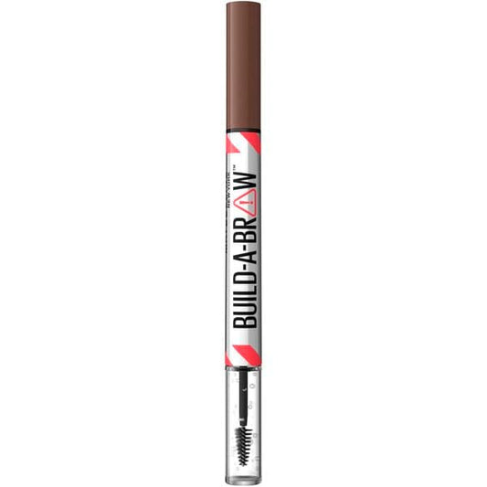 Maybelline New York Build-A-Brow 257 Medium Brown Wenkbrauwpotlood en -Gel (1 st.) - van Maybelline New York - Nu verkrijgbaar bij Mijn Voordeelshop!