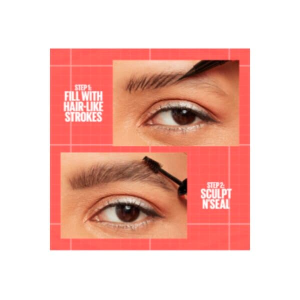 Maybelline New York Build-A-Brow 257 Medium Brown Wenkbrauwpotlood en -Gel (1 st.) - van Maybelline New York - Nu verkrijgbaar bij Mijn Voordeelshop!