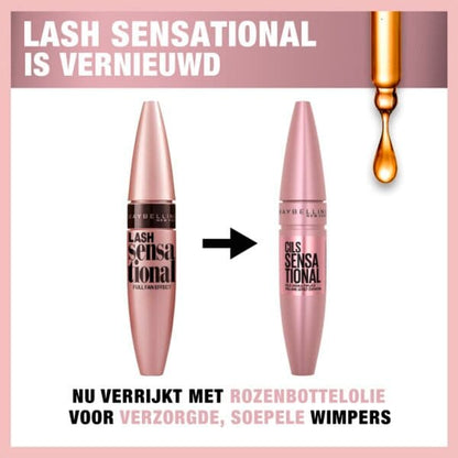 Maybelline New York Lash Sensational Intense Black Volume Mascara (9.5ml) - van Maybelline New York - Nu verkrijgbaar bij Mijn Voordeelshop!