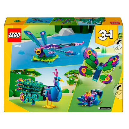 LEGO Creator 31157 3-in-1 Exotische Pauw - van LEGO - Nu verkrijgbaar bij Mijn Voordeelshop!