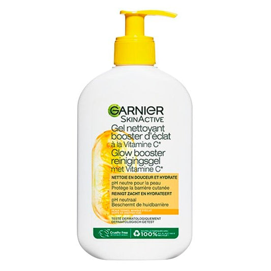 Garnier SkinActive Glow Booster Reinigingsgel (250 ml) - van Garnier - Nu verkrijgbaar bij Mijn Voordeelshop!