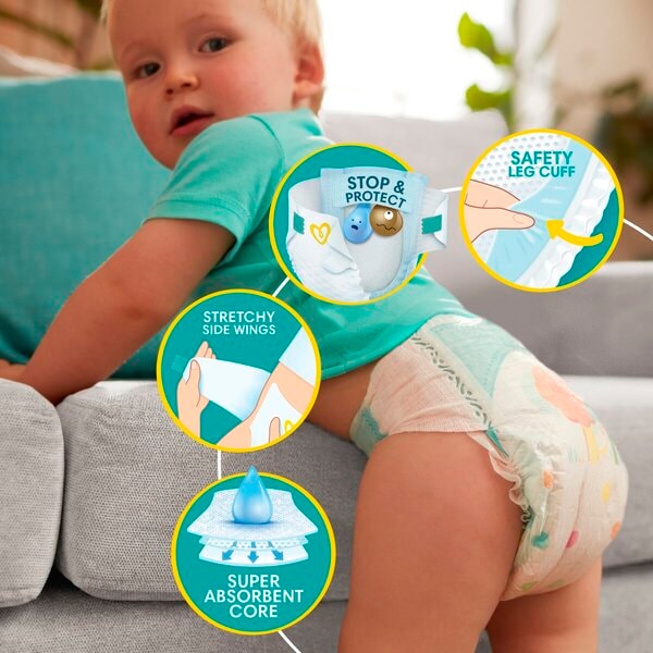 Pampers Baby-Dry Maat 5 Luiers (54 Stuks) - van Pampers - Nu verkrijgbaar bij Mijn Voordeelshop!