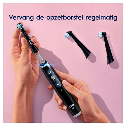 Oral-B iO Gentle Care Opzetborstels Zwart (4 Stuks) - van Oral B - Nu verkrijgbaar bij Mijn Voordeelshop!