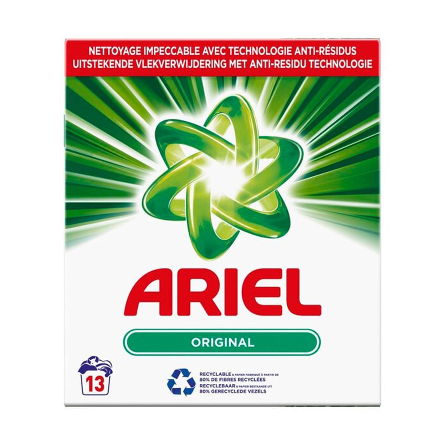 Ariel Waspoeder Regular (780 Gram) (13 Wasbeurten) 1 Stuk - van Ariel - Nu verkrijgbaar bij Mijn Voordeelshop!