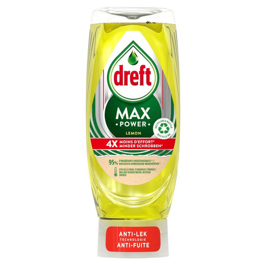 Dreft Max Power Lemon Afwasmiddel (450 ml) 1 Stuk - van Dreft - Nu verkrijgbaar bij Mijn Voordeelshop!