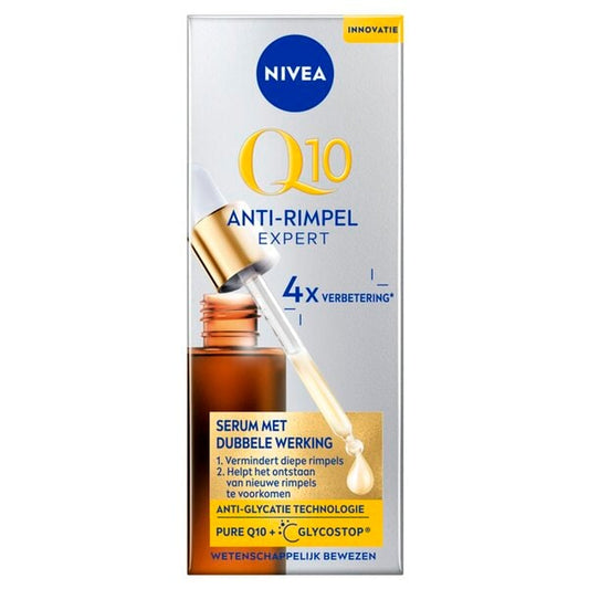 Nivea Q10 Dual Action Anti-Rimpel Expert Serum (30 ml) - van Nivea - Nu verkrijgbaar bij Mijn Voordeelshop!