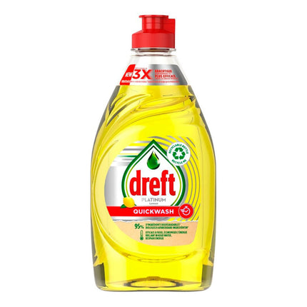 Dreft Platinum Quickwash Lemon Afwasmiddel (350 ml) 1 Stuk - van Dreft - Nu verkrijgbaar bij Mijn Voordeelshop!