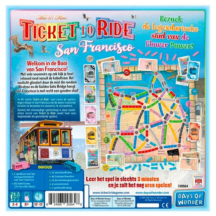 Ticket to Ride: San Francisco (Nederlandstalig spel)