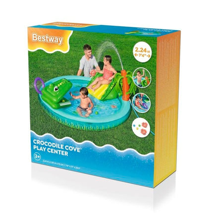 Bestway Crocodile Cove Playcenter (224 cm x 141cm x 72cm) - van Bestway - Nu verkrijgbaar bij Mijn Voordeelshop!