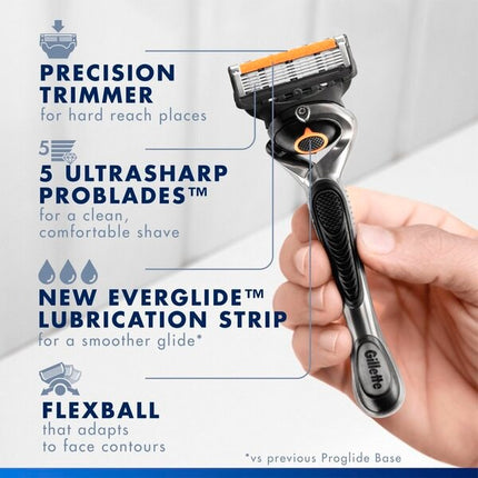 Gillette Fusion ProGlide Scheermesjes (4 st.) - van Gillette - Nu verkrijgbaar bij Mijn Voordeelshop!