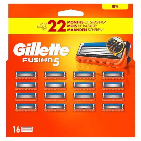 Gillette Fusion5 Scheermesjes (16 stuks) - van Gillette - Nu verkrijgbaar bij Mijn Voordeelshop!