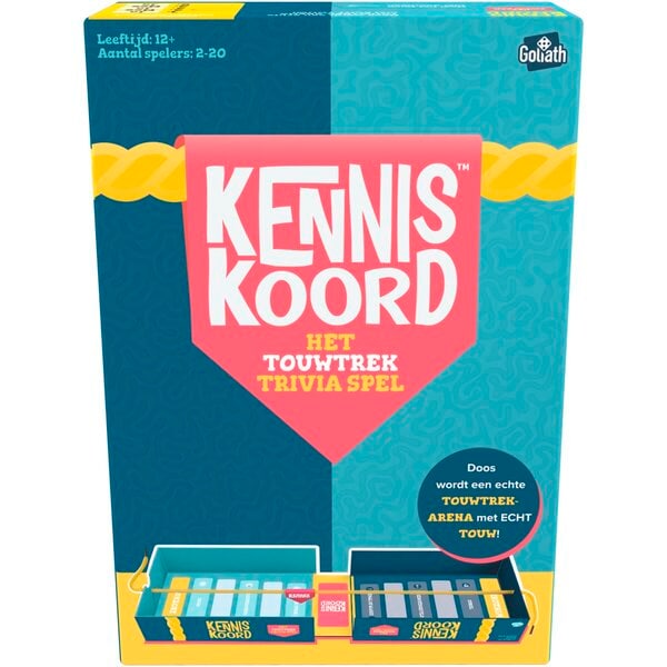 Goliath KennisKoord Het Touwtrek Trivia Spel - van Goliath - Nu verkrijgbaar bij Mijn Voordeelshop!