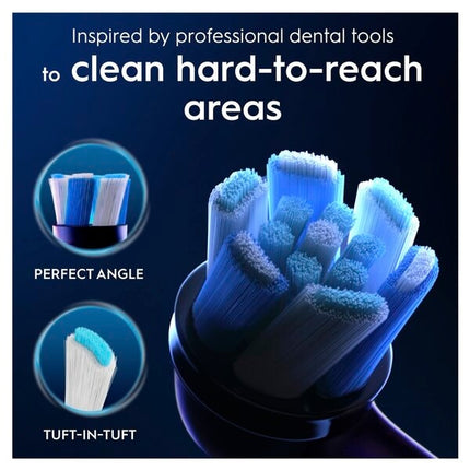 Oral-B iO Ultimate Clean Opzetborstels Zwart (4 Stuks) - van Oral B - Nu verkrijgbaar bij Mijn Voordeelshop!